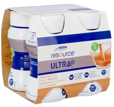 RESOURCE ULTRA + 125 ml (HP/HC formato compacto) - Pack 4 x 125 ml
