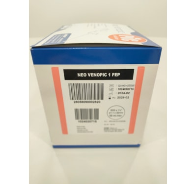 Catéter NEO VENOPIC 1, 20G (02044014200000) cx100 