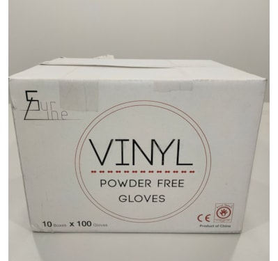Luva de Vinil sem Pó