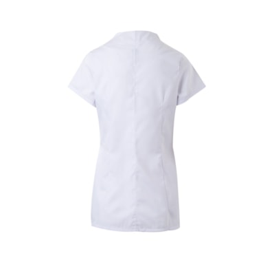 Túnica Cor BRANCO com fecho de correr manga curta mulher