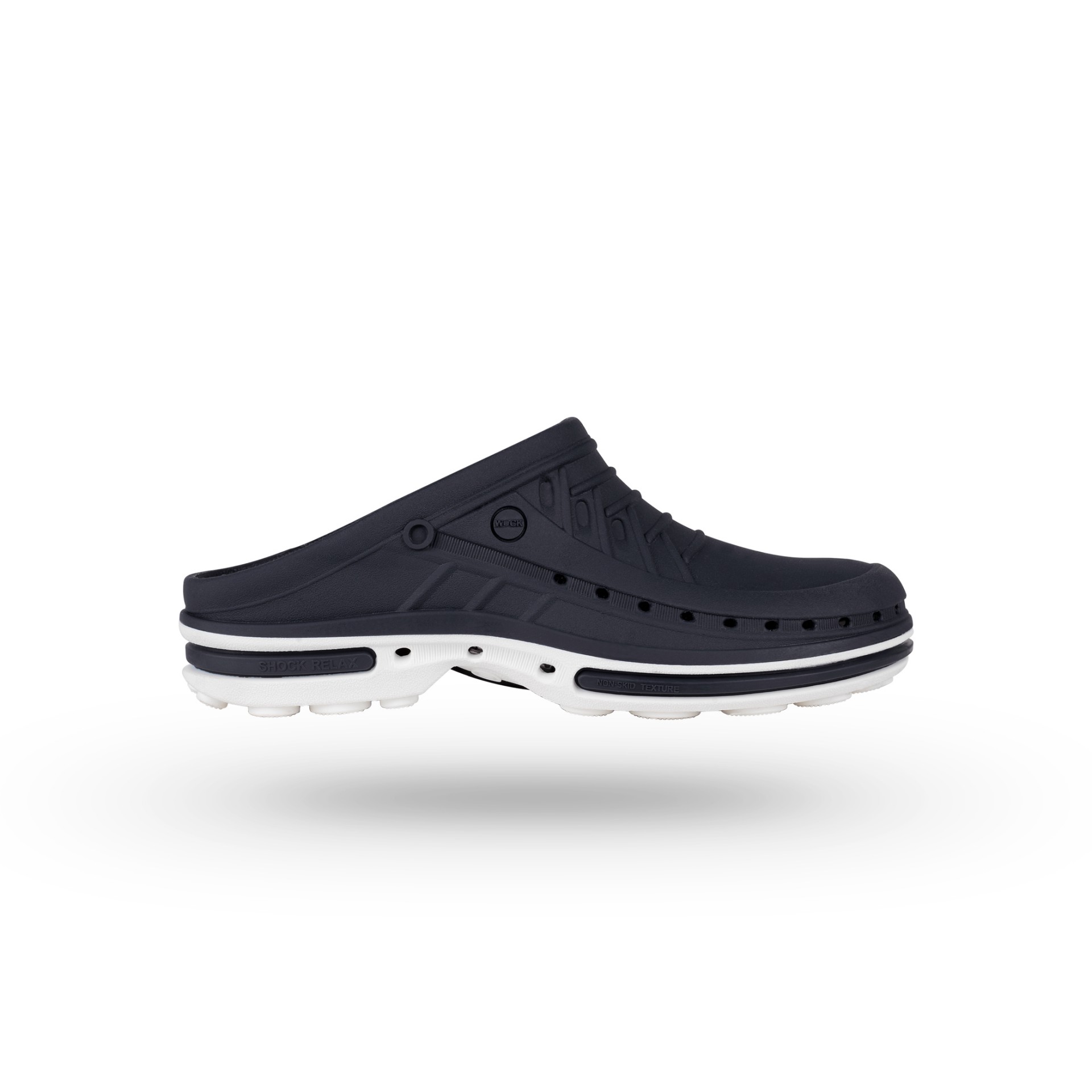 Socas Hospitalares Azul Marinho/Branco - CLOG 03