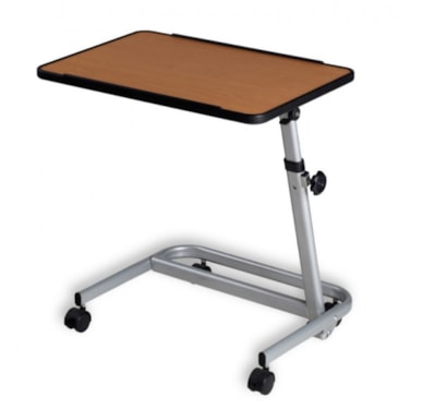 Mesa lateral dobrável Castanha